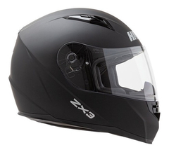 CASCO HAWK ZX3 NEGRO MATE