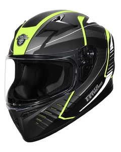 CASCO PUNTO EXTREMO 978 FAST AMARILLO Y NEGRO