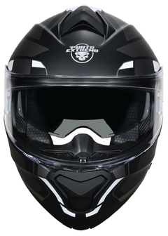 CASCO PUNTO EXTREMO 935SV WAY BLANCO NEGRO REBATIBLE - FRASER MOTOS