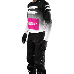 CONJUNTO MX MOTOCROSS RADIKAL CONCEPT MAGENTA NEGRO - comprar online