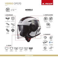 570 VERSO MOBILE BLACK WHITE - FRASER MOTOS