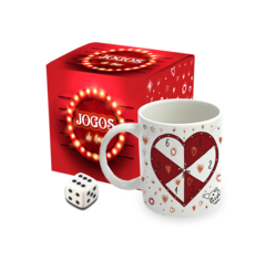 Caneca c/ Dado - Jogo do Amor - 10107