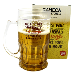 Caneca Chopp Não Deixe Para Amanhã