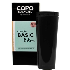 Copo Tumbler 400ml - Colors Preto