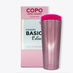 Copo Tumbler 400ml - Colors Rosa