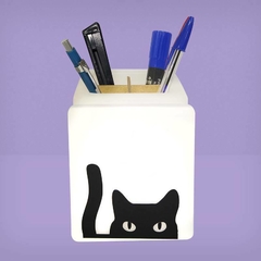 Organizador de Mesa Iluminado - Gato Espião - comprar online