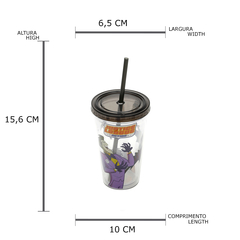 Imagem do Copo Canudo Liga da Justiça Action