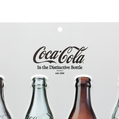 Placa Carro Alumínio Coca-Cola Bottles Evolution - comprar online