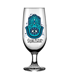 Taça de Cerveja - Mandala Azul - comprar online