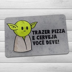 Capacho - Star Wars Minioda Trazer Pizza e Cerveja Você Deve