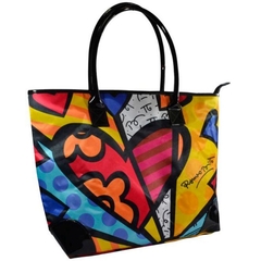 Bolsa Romero Britto - Tote Heart III