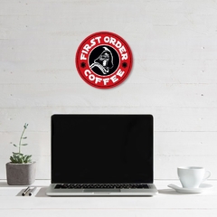 Placa Decorativa First Order Coffe - comprar online