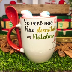 Caneca de Natal c/Colher - Natalizando