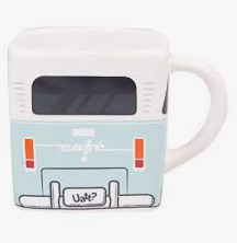 Caneca Cubo Kombi Retro Azul - comprar online