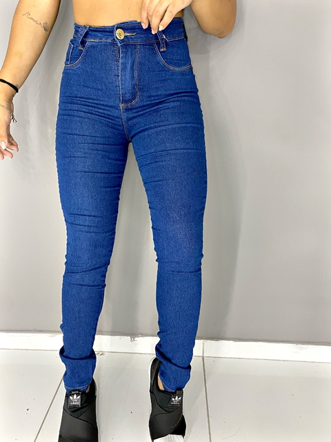 Calça Jeans Skinny Escura - Comprar em GRINGAS STORE