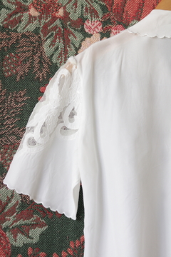 Camisa vintage bordada P/M - loja online