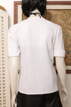 Blusa vintage de linho P - loja online