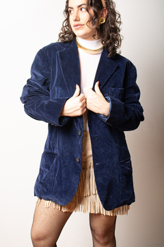 Blazer vintage veludo M