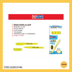 Resaltador Fino Sky High Lighter Amarillo - comprar online