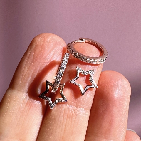 Comprar Argollas de plata rose en Libert