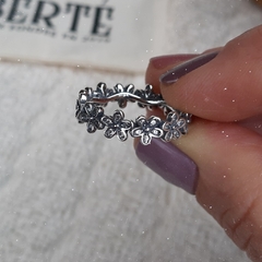 Anillo margaritas deslumbrantes silver