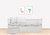 Set de acolchado para cuna funcional c/chichonera Blanco Infantil - tienda online
