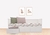 Set de acolchado para cuna funcional c/chichonera Blanco Infantil - comprar online