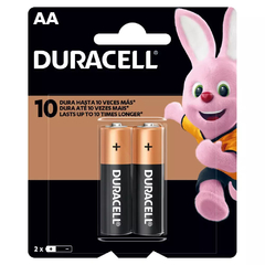 PILAS DURACELL AA X 2 UNIDADES