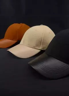 GORRA DE PAÑO Y ECO CUERO - tienda online