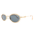 Óculos de Sol Maite Preto e Dourado - comprar online