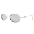 Óculos de Sol Maite Prata Espelhado - comprar online