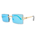 Óculos de Sol Dani Azul Espelhado - comprar online