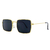 Óculos de Sol Lola Preto e Dourado - comprar online