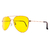 Óculos de Sol Aviador Classic Amarelo e Rosé - comprar online
