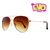 Óculos de Sol Mini Aviador Classic Marrom - comprar online