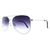 Óculos de Sol Aviador Classic Prata Degradê - comprar online