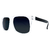 Óculos de Sol Bob Cristal e Preto - loja online