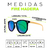 Óculos de Sol Fire Camaleão Espelhado Madeira na internet