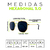 Óculos de Sol Hexagonal 3.0 Dourado e Preto na internet