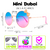 Óculos de Sol Mini Dubai Rosa e Azul na internet