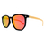 Óculos de Sol Fire Laranja Espelhado Madeira (Lente Polarizada)