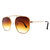 Óculos de Sol Hexagonal 3.0 Marrom Degradê - comprar online