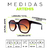Óculos de Sol Artemis Marrom na internet
