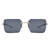 Óculos de Sol Future Preto e Prata - comprar online