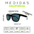 Óculos de Sol California Preto Fosco (Lentes Polarizadas) na internet