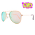 Óculos de Sol Mini Aviador Classic Rosa Espelhado - comprar online