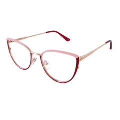 Armazones de Lentes Donna 95605 C2 Rosa/Rojo