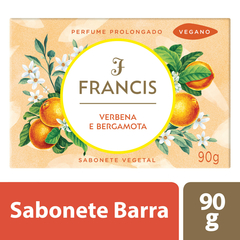 Sabonete Barra Vegetal Verbena e Bergamota Francis Caixa 90g