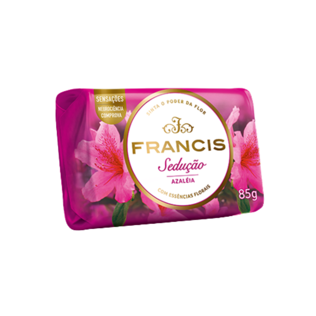 Sabonete Francis Sedu o Azal ia Com Ess ncias Florais 85g