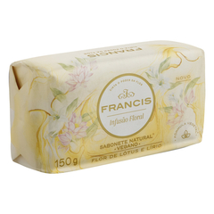 Sabonete Barra Flor de Lótus e Lírio Francis Infusão Floral Envoltório 150g